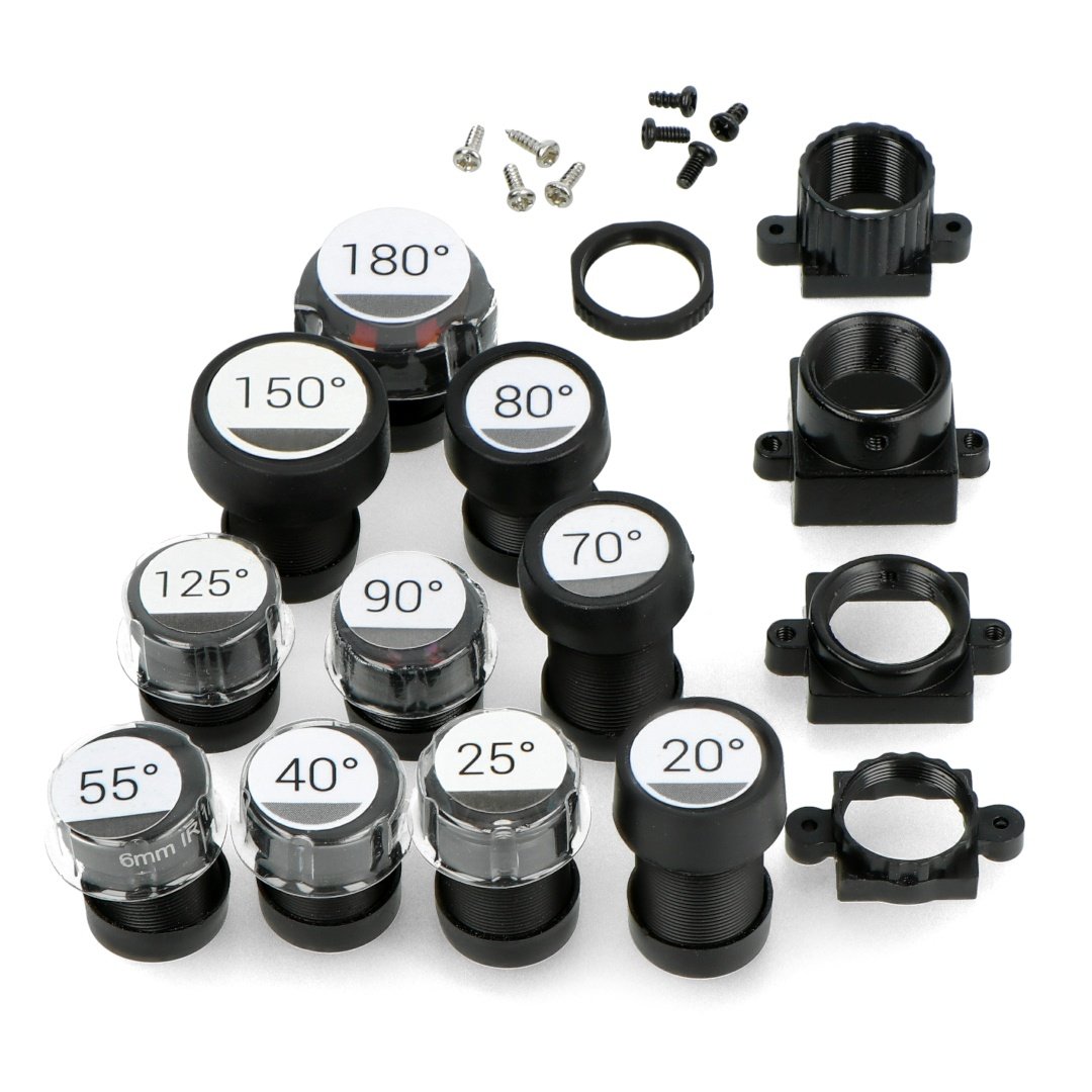 Arducam M12 Lens Set, Arducam Lens for USB Camera