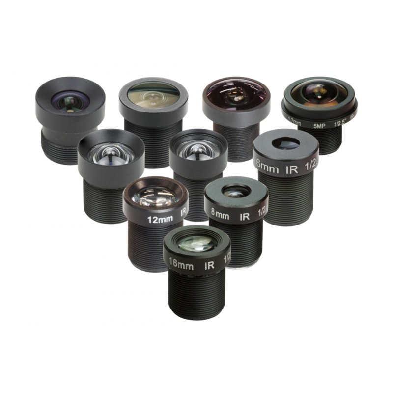 Arducam M12 Lens Set, Arducam Lens for USB Camera