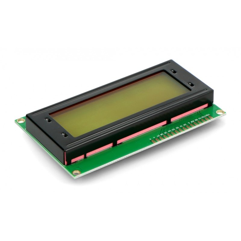 LCD displej 4x20 znaků zelený
