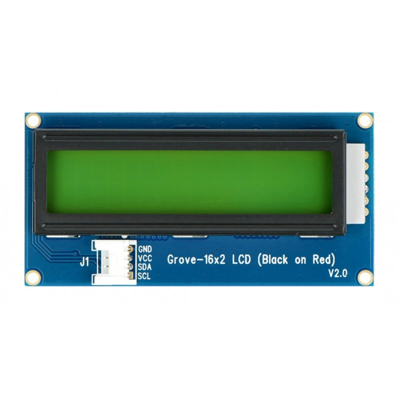 Grove - LCD 2x16 I2C červeno-černý displej v2.0 s podsvícením