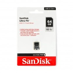 SanDisk Ultra Fit - USB 3.1 Pendrive 64 GB
