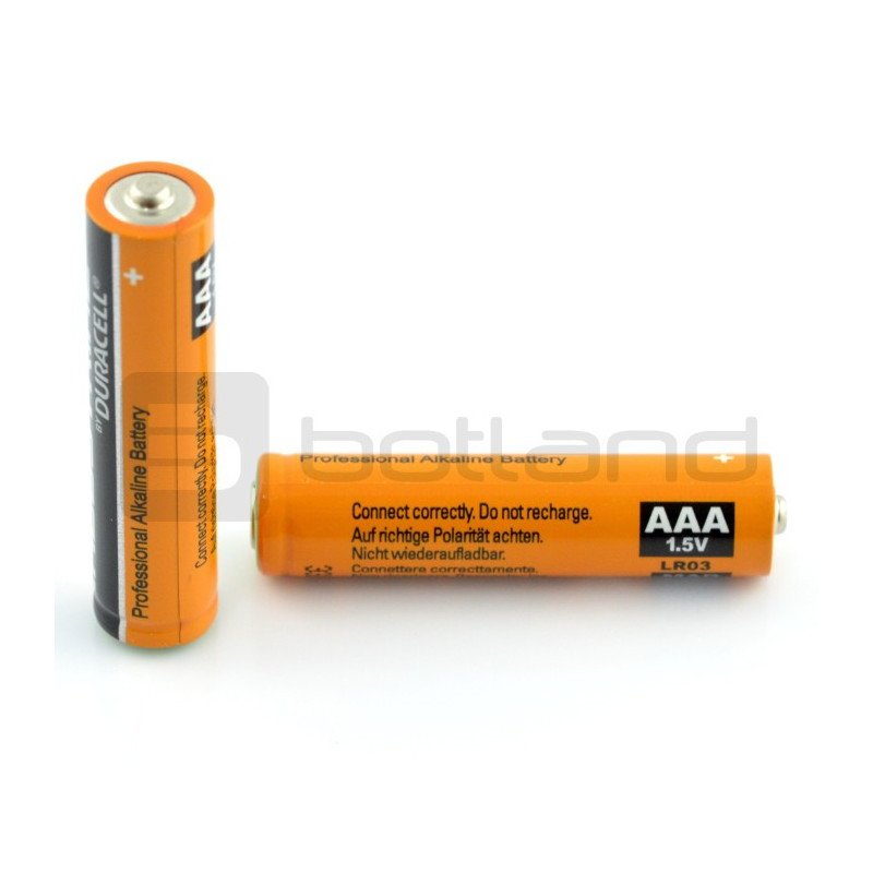 Duracell průmyslová alkalická baterie AAA (R3 LR03)
