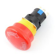 Bezpečnostní vypínač ON-OFF houba - 30 mm