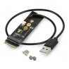 M.2 M KEY To A KEY Adapter, for PCIe Devices, Supports USB - zdjęcie 2