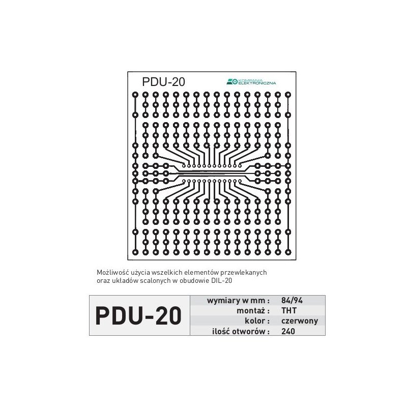 Univerzální PCB PDU20
