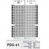 Univerzální PCB PDU61 - THT PC, D-SUB, oboustranný - zdjęcie 2