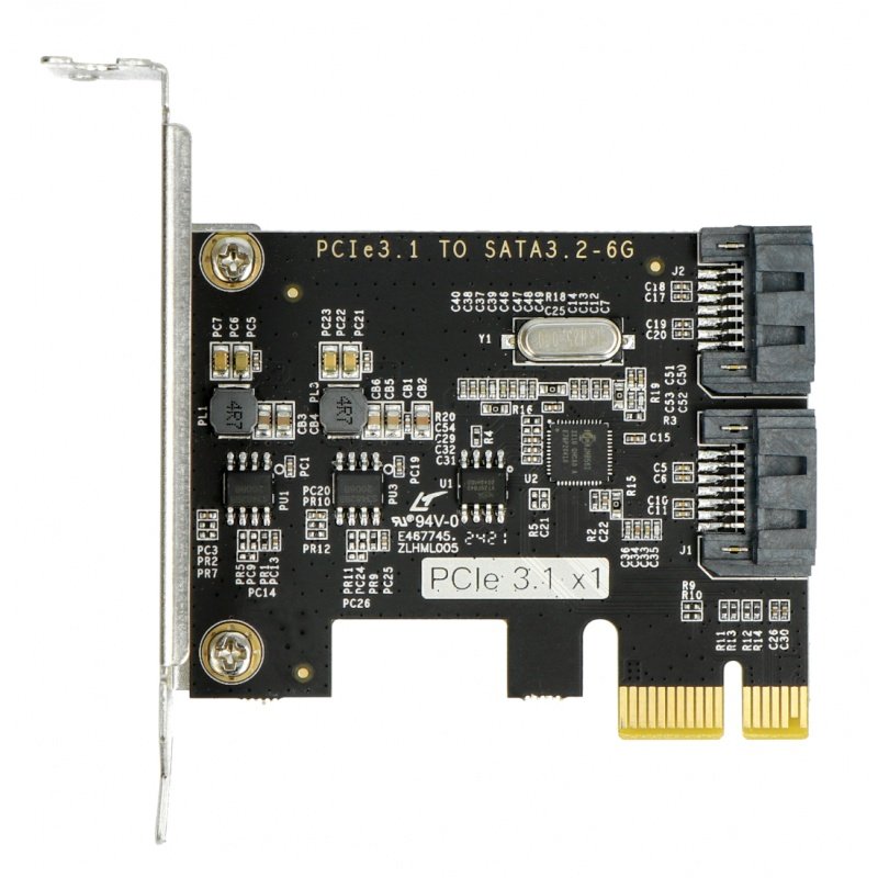 ROCKPro64 - 2x karta SATA3 na PCI-e 3.1