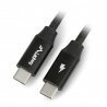 Lanberg USB C - USB C 2.0 černý prémiový kabel QC 4.0 PD 1,8 m - zdjęcie 1