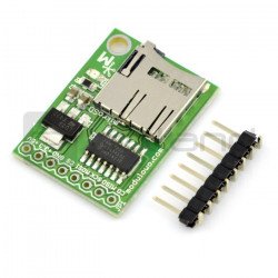 Miniaturní čtečka karet microSD s vyrovnávací pamětí a stabilizátorem - MOD-13
