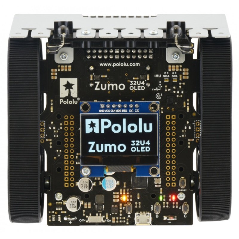 Zumo 32U4 OLED Robot (Assembled with 100:1 HP Motors)