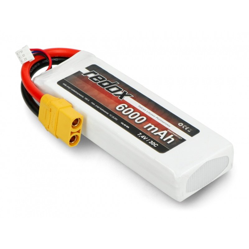 Redox 6000 mAh 7,4V 30C - pakiet LiPo