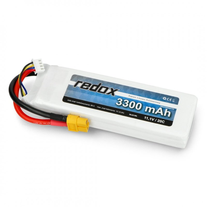 Redox 3300 mAh 11,1V 20C - pakiet LiPo