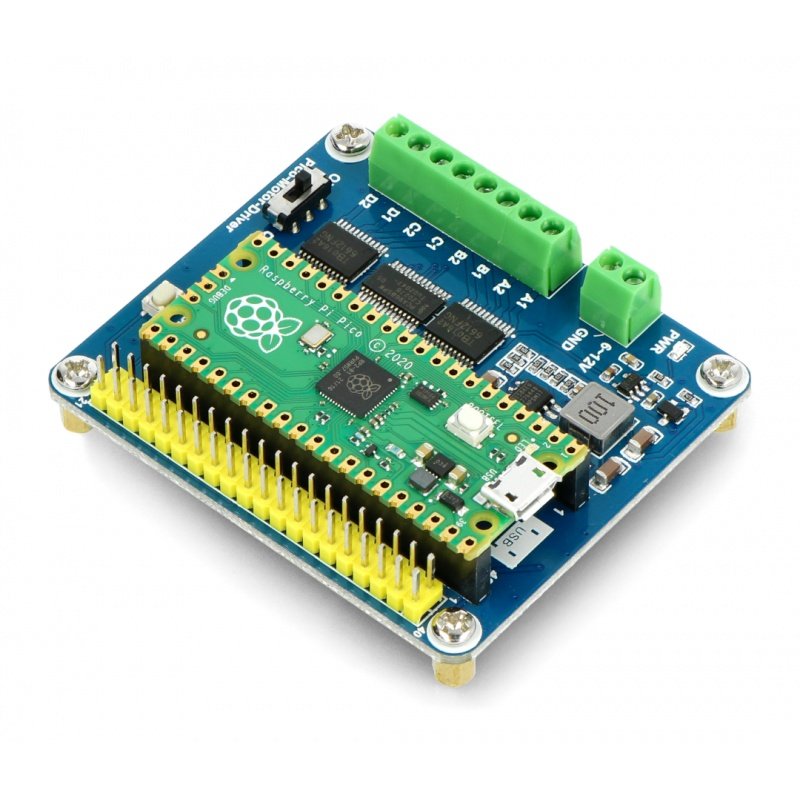 DC Motor Driver Module for Raspberry Pi Pico, Driving up to 4x