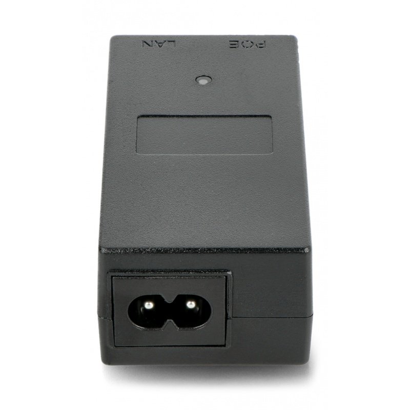 Desktop PoE 48V/0,5A/24W RJ45 z gniazdem IEC C8