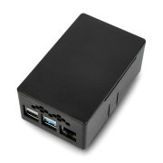 Uniwersalna obudowa do HiFiBerry i Raspberry Pi 4B - czarna