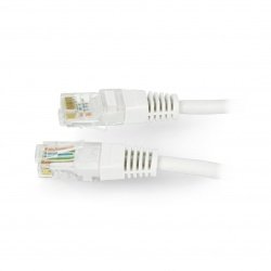Patchcord Ethernet UTP 5e 10m - bílý