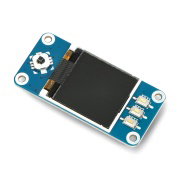 LCD TFT 1,44 '' 128x128px SPI - Klobouk pro Raspberry Pi 4/3 +