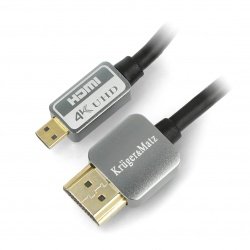 Kruger & Matz microHDMI - kabel HDMI - 1,8 m