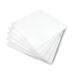 Plexisklo mléčné lité - 3mm - 200x200mm - 5ks