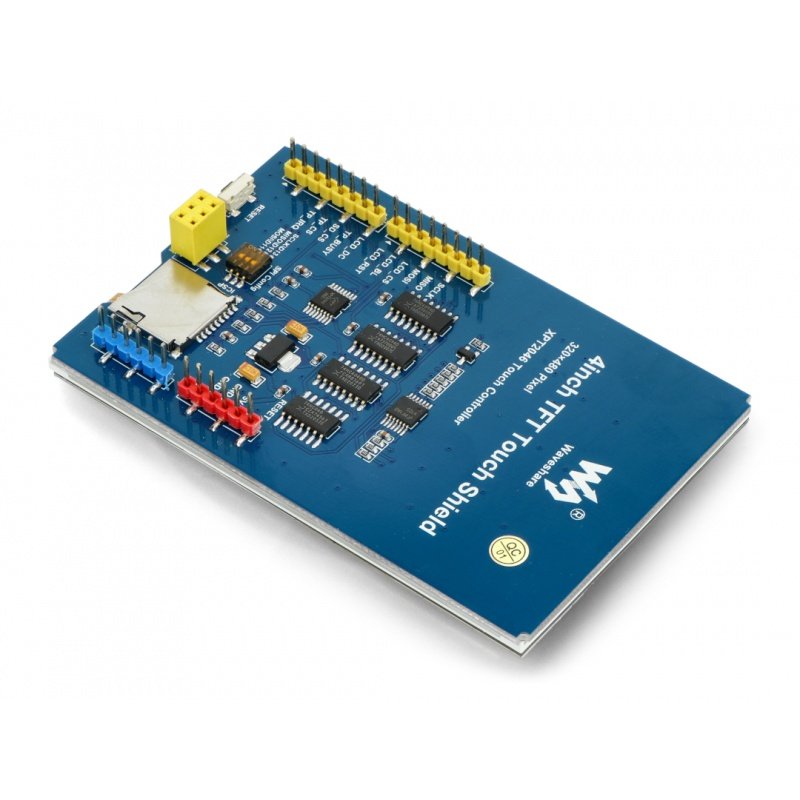 Odporový dotykový LCD TFT 4 '' 480x320px SPI pro Arduino -