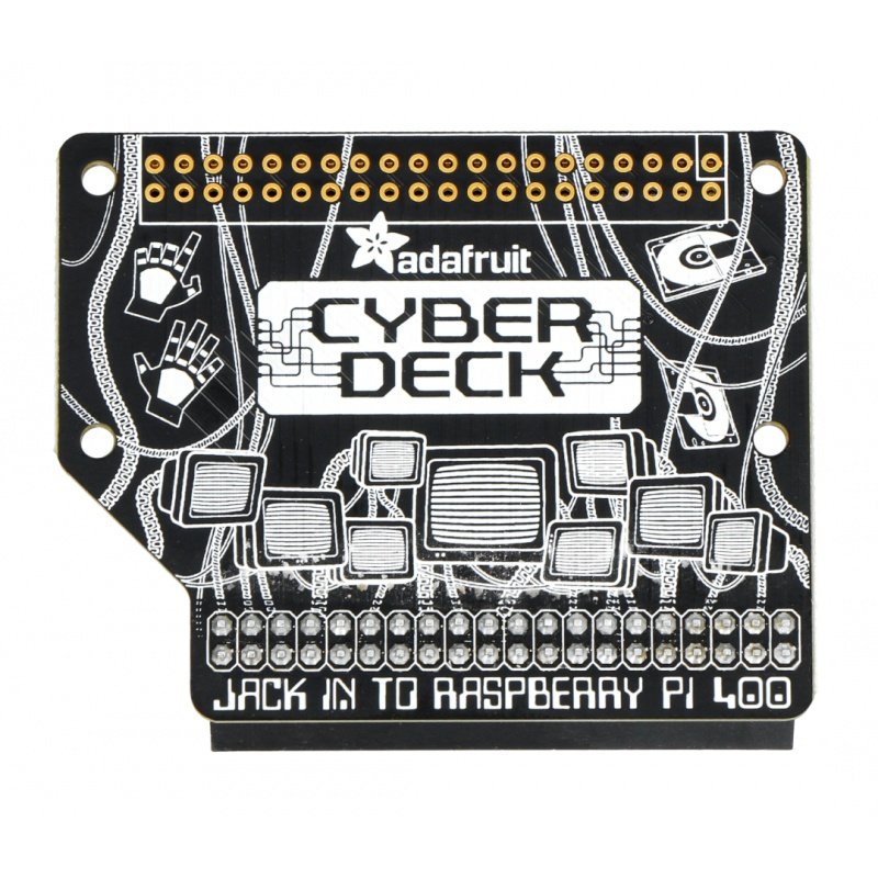 Adafruit Cyberdeck Bonnet - GPIO adaptér pro Raspberry Pi 400 -