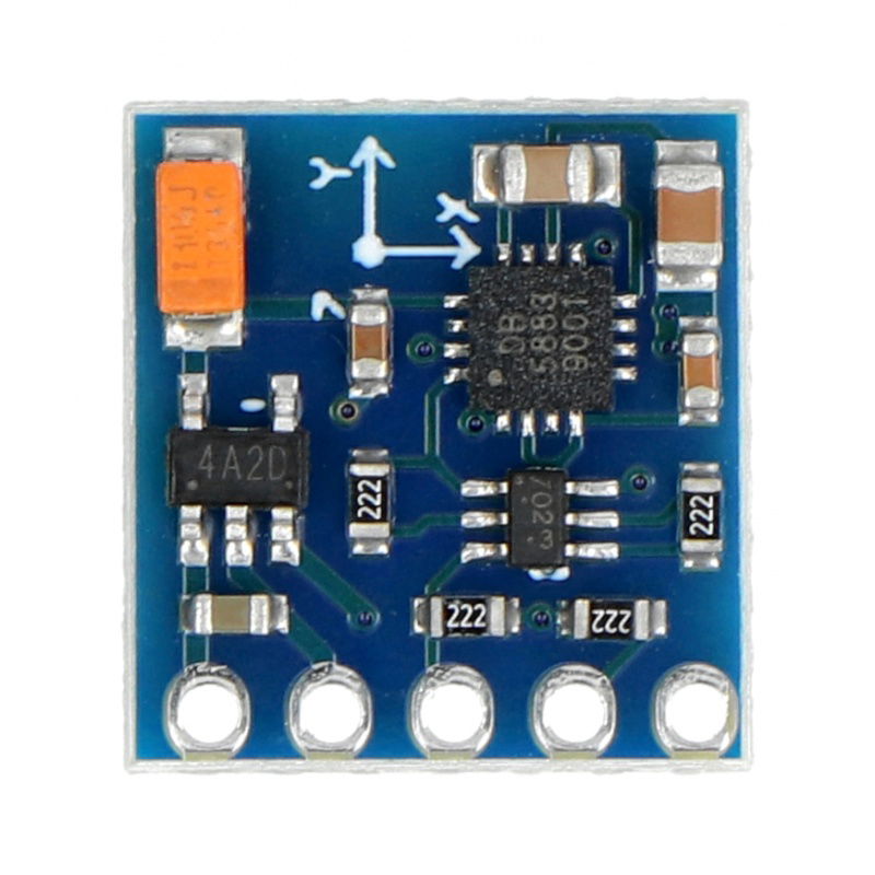 Magnetometr GY-271 3osý digitální I2C 3,3 V / 5 V - QMC5883 /