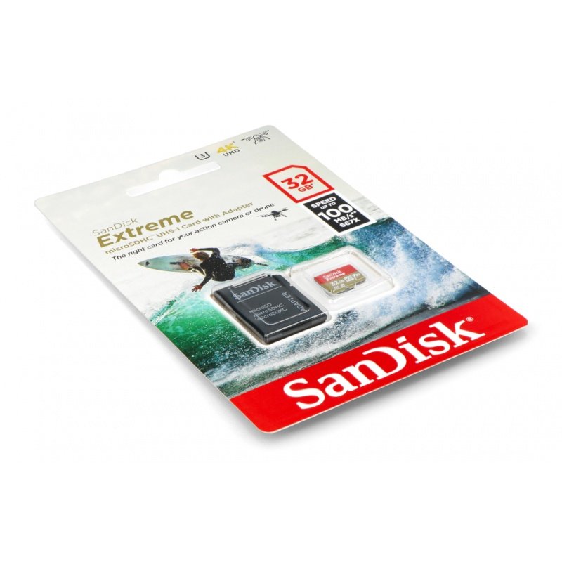 Paměťová karta microSD SanDisk Extreme 667x 32 GB 100 MB / s
