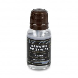 Alkoholové barvivo pro epoxidovou pryskyřici Royal Resin - transparentní kapalina - 15ml - šedá