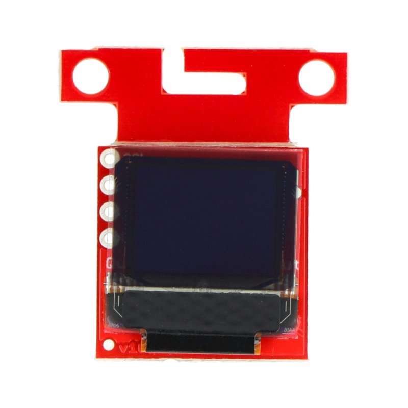 Qwiic OLED displej 0,66'' 64x48px I2C - SparkFun LCD-14532