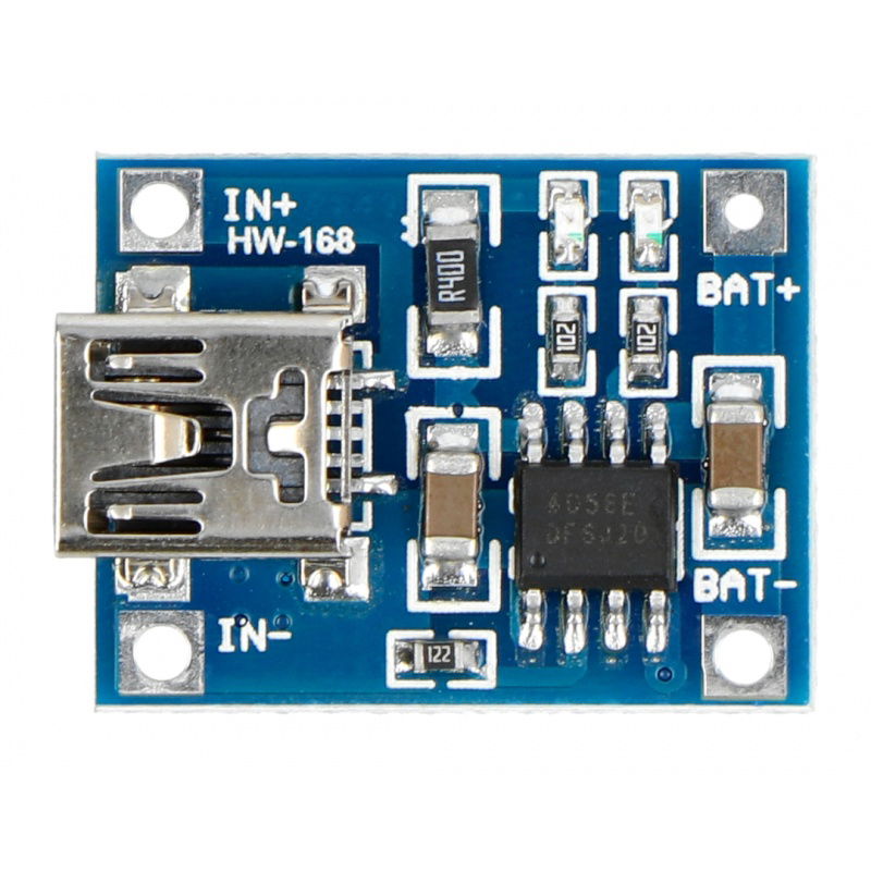 Nabíječka Li-Pol TP4056, 1 článek, 3,7 V, miniUSB