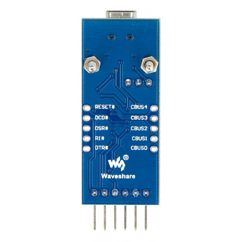 Převodník USB-UART FTDI FT232RL - miniUSB zásuvka - Waveshare