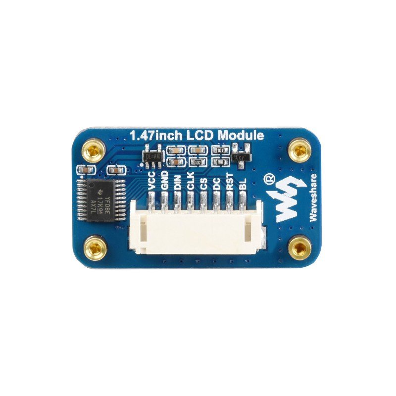 1.47inch LCD Display Module, Rounded Corners, 172x320