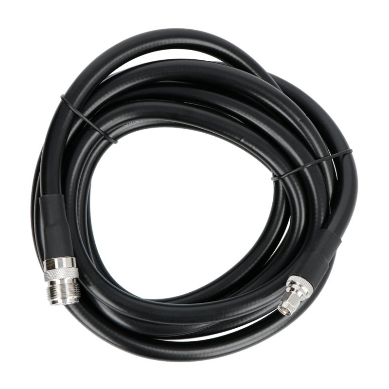 RF Cable N Female to RP-SMA Male-CFD400-Black-3m For SenseCAP