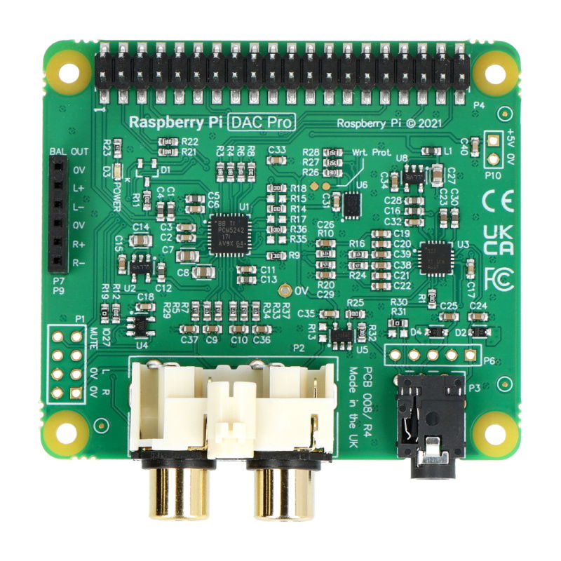 IQaudIO DAC Pro - zvuková karta pro Raspberry Pi 4B / 3B + / 3B