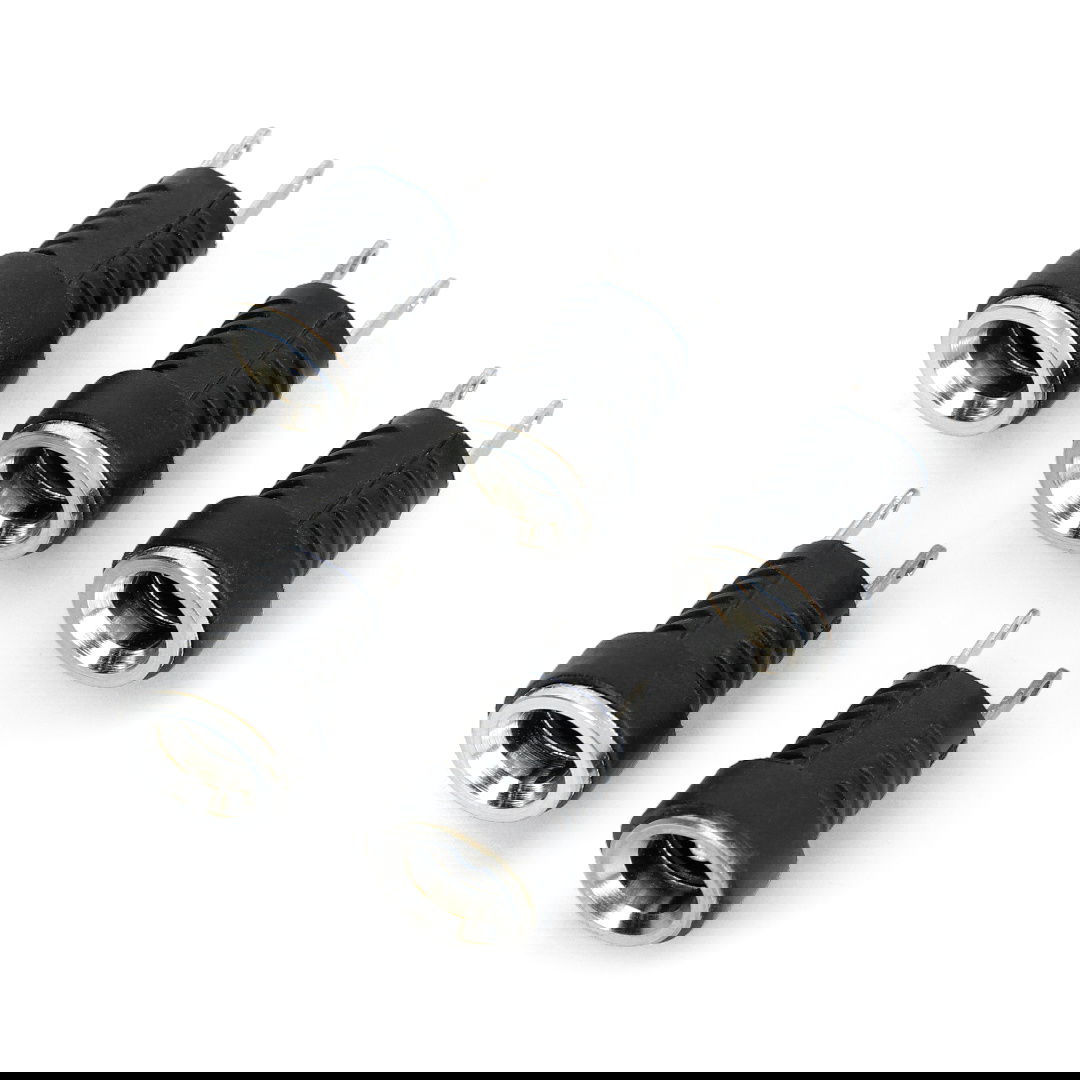 Zásuvka DC 5,5x2,5mm pro pouzdro - plast - 5ks