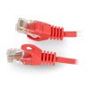 Lanberg Ethernet Patchcord UTP 5e 1,5m - červený - zdjęcie 1