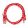Lanberg Ethernet Patchcord UTP 5e 1,5m - červený - zdjęcie 2