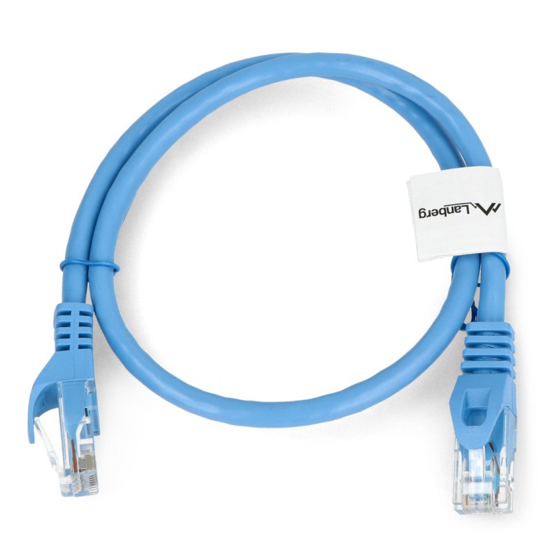 Lanberg Ethernet Patchcord UTP 6 0,5 m - modrý