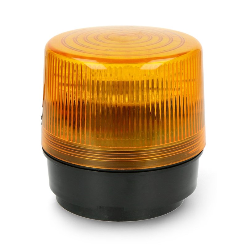 Magnetická signální lampa - LED 12 V - oranžová