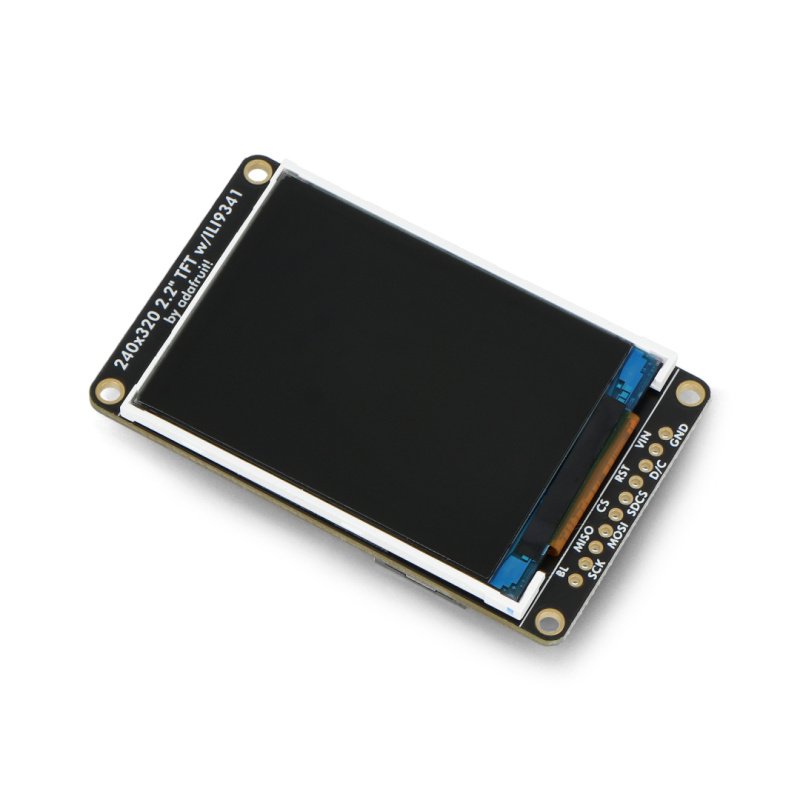 Grafický barevný TFT LCD 2,2 '' 320x240px se čtečkou microSD -