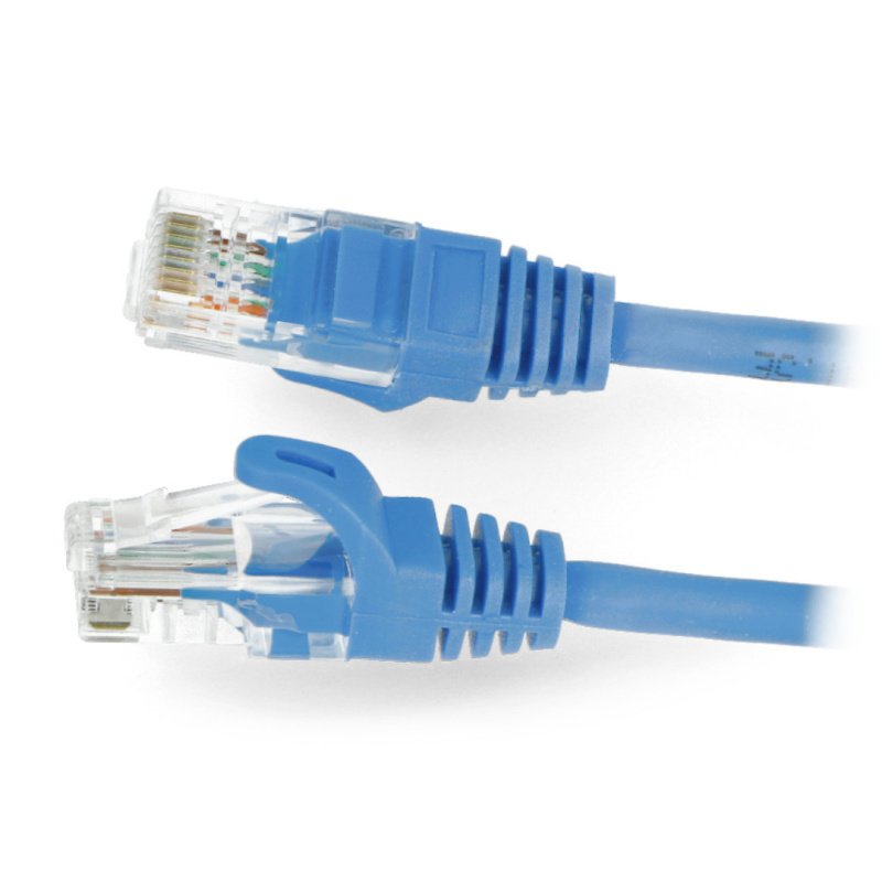 Lanberg Ethernet Patchcord UTP 5e 0,25m - modrý