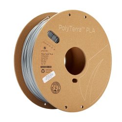 Polymaker vlákna PolyTerra PLA 1,75 mm, 1 kg - Fossil Grey