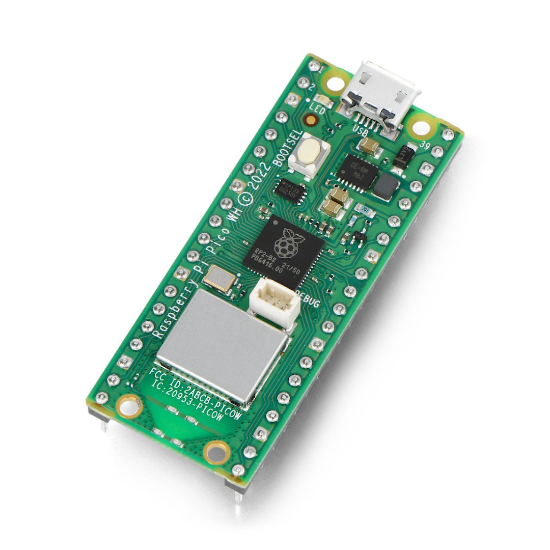 Raspberry Pi Pico WH - RP2040 ARM Cortex M0 + CYW43439 - WiFi -