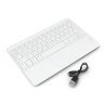 Bezdrátová klávesnice Bluetooth 3.0 s Touchpadem - bílá - 10 - zdjęcie 2
