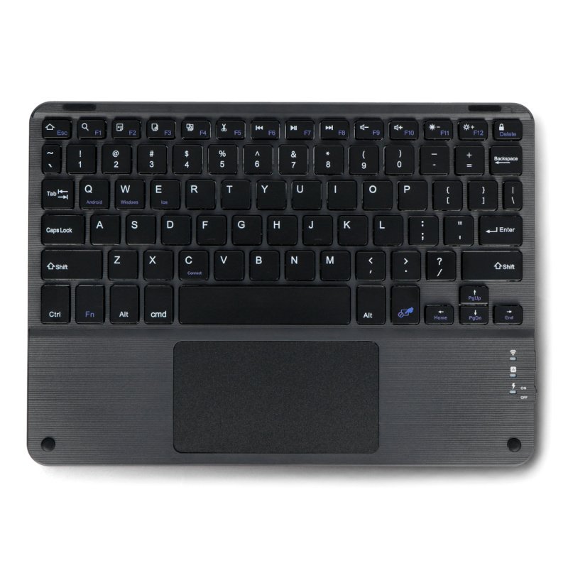 Bezdrátová klávesnice + touchpad Bluetooth 3.0 - černý - 11 ''