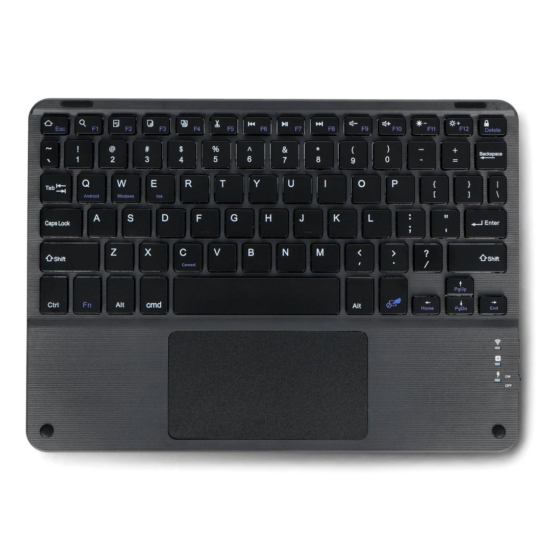 Bezdrátová klávesnice + touchpad Bluetooth 3.0 - černý - 11 ''