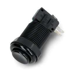Arkádové konkávní tlačítko 3,5 cm - černé - SparkFun COM-09339