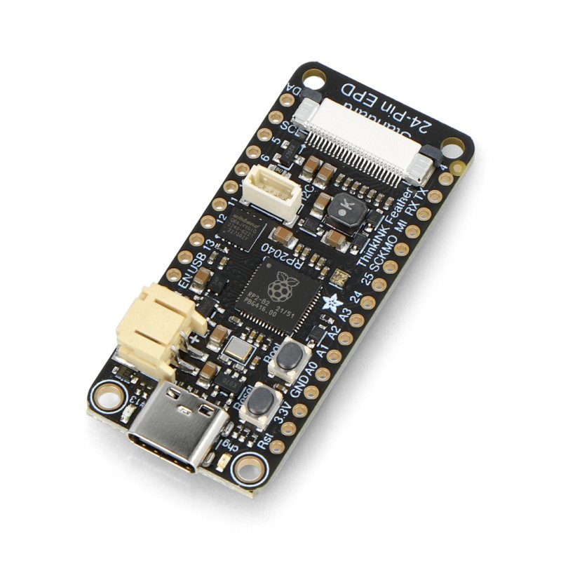 Adafruit RP2040 Feather ThinkInK with 24-pin E-Paper Display -