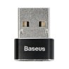 Adapter USB-C do USB-A Baseus 3A (czarny) - zdjęcie 2