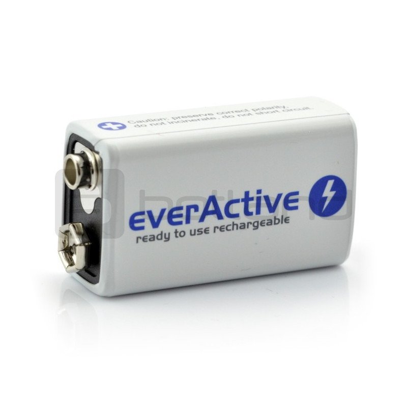 Baterie EverActive 6F22 9V Ni-MH 250 mAh